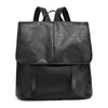 Mochila de Cuero Genuino Serie Mensajero Otoño, Estilo Vertical, Cuero Curtido Vegetal, Gran Capacidad, Unisex, Mochila Casual para el Trabajo y los Viajes Diarios