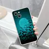 Estação Nórdica Mais Vendida Capa de Celular Morcego Luar para iPhone 16 Cobertura Total Silicone Apple 17Pro Capa Protetora Personalizada