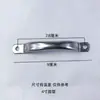 Tirador de Mueble Tirador Manual Europeo Blanco Simple Tirador de Armario Tirador de Puerta de Cajón de Gabinete de Cocina Tirador de Acero Inoxidable