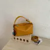 Bolso de mano con patrón tejido vintage transfronterizo, bolso cruzado versátil de moda de alta calidad, bolso de hombro elegante y lujoso