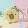 Bolsa de Silicone com Furo Estilo Desenho Animado Mini Carteira de Moedas Bolsa de Cosméticos DIY Bolsa para Fones de Ouvido Pingente de Chaveiro Presente