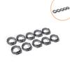 Superventas transfronterizo acero inoxidable especificación abrazadera de oreja única 12.0-14.5MM combinación (10 piezas)