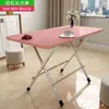 Mesa pequeña mesa plegable mesa de comedor alquiler habitación dormitorio mesa de comedor mesa de estudio rectangular puesto hogar mesa de escritura