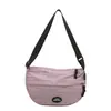 2025 Nueva Marca de Moda Bolso Cruzado para Mujer Mochila Pequeña Bolso de Hombro de Moda Estilo Hong Kong para Mujer Color Sólido Bolsa para Teléfono Móvil Ins para Mujer