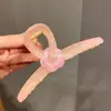 Pasador de Pelo de Dibujos Animados Coreanos Lindo con Lazo para Mujeres en la Parte Trasera de la Cabeza, Tamaño Grande, Gama Alta, Versátil Pasador Accesorio para el Cabello