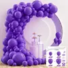 Set de Globos Amazon Transfronterizo Color Sólido Cadena de Globos Fiesta de Cumpleaños Boda Decoración Paquete de Globos Mayoreo