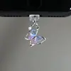 Joyería de Mariposa de Diamante Láser Transfronteriza Lujo Accesible Moda Decoración de Tapón de Polvo para Auriculares de Teléfono Móvil Puerto de Carga Tipo C