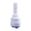 Conector rápido para purificador de agua K1011, paso recto, 2 conectores rígidos, 2 conectores rápidos para tubería de PE, 2 conectores, diámetro de tubería de 1/4"