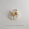Chapéu Doce para Bebê Menina Verão Fino Proteção Solar Bico de Pato Topo Vazio Chapéu de Sol de Aba Larga para Meninas