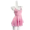 Lingerie Sexy Okajima para Mulheres, Camisola Puro Desejo, Camisola Rosa Brilhante, Roupa de Dormir Apaixonada, Roupa Sem Data de Validade