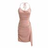 Vestido de tirantes finos sin espalda de alta gama Spice Girls Pure Desire, nuevo vestido de verano sexy ajustado, falda elegante a la cadera