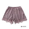 Loose Large Size Home Wearable Calças de Segurança Mid-Waist Island Silk Fantasy Lace Princess Style Leggings de seda