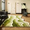 Alfombra Resistente a las Manchas y Fácil de Cuidar, Alfombra de Forma Especial Retro Imitación Cachemir para Dormitorio Antideslizante junto a la Cama, Alfombra Resistente a las Manchas para Sala de Estar del Hogar
