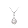 Colar de Pérolas Sintéticas Feminino Corrente para Clavícula com Contas Sintéticas para Idosos Presente de Dia das Mães Colar Elegante à Primeira Vista