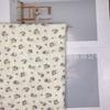 Tela de gasa de doble capa de algodón con estampado floral pequeño de crepé de algodón para bebé, ropa de casa para pijamas infantiles, burbujas