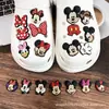 [Mickey] sapatos de buraco sapatos de flor fivela PVC borracha macia acessórios acessórios para sapatos fivela de sapato de buraco