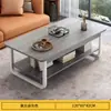 Mesa de Centro para Sala de Estar, Pequena Mesa Doméstica, Simples Mesa Lateral para Sofá de Casa Alugada, Simples Moderna Mesa de Chá de Varanda de Luxo Leve