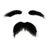 Adereços para Máscara de Halloween Acessórios de Barba Engraçada Barba de Simulação Engraçada Barba e Sobrancelhas do Mario