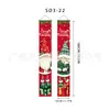 2026 Novos Versos de Natal Transfronteiriços Decorações Quebra-Nozes Festa Feriado Pano Pendurado Combinação de Cores Vermelho e Azul Bandeiras