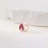 2025 Nuevo Pulsera Sencilla de Oro Rosa con Goteo de Aceite en Forma de Corazón con Cuentas Accesorios de Joyería DIY Accesorios Joyería