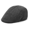Retro cap masculino outono e inverno boina xadrez coreano chapéu de meia-idade Coringa casual boné progressivo atacado