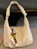 Bolsa Tote Elegante e Moderna Shuai Mijia 2026 Nova Bolsa Casual Retrô de Grande Capacidade Bolsa Transversal de Ombro Único com Personalidade Feminina