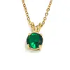 Colar feminino europeu e americano simples de aço titânio com zircônia brilhante em formato de coelho, elegante para todas as ocasiões, pingente que não desbota