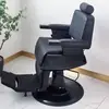Sillón de barbero clásico transfronterizo, silla de salón de aleación de aluminio para cortar el pelo, permanente, tinte y afeitado, modelo de lujo ligero, venta al por mayor exclusiva para salones