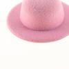 Materiales hechos a mano para manualidades sombrero pequeño joyería pequeña materias primas gorra desnuda decorativa pinza para el pelo gorra tela de lana gorra base para muñeca 7CM