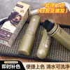 Pluma aplicadora de tinte capilar con péptidos, tubo pequeño dorado, cubre rápidamente las canas y añade color, oculta de forma natural sin dañar el cabello y no se desvanece, una pluma de tinte capilar de un solo uso
