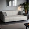 Sofá Cama Plegable Multifuncional Sofá de Arte en Cuero para Sala de Estar de Apartamento Pequeño Popular 2024 Sofá Doble para Apartamento de Alquiler