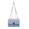 Bolso Cuadrado Pequeño para Mujer 2026 Verano Nuevo Tendencia Cadena Casual Elegante Hombro Cruzado con Hebilla de Cierre Patrón Rombo Texturizado a la Moda