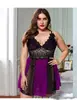 Lingerie Noturna Cruzada 9900 Sexy Decote em V Profundo com Alças de Renda para Mulheres Europeias e Americanas Mulheres Gordas Tamanho Grande Malha Transparente Sexy Saia Curta