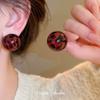 Pendientes de plata para mujer, estilo coreano, con explosiones en vivo, de alta gama y de lujo.