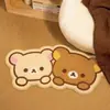 Nueva Alfombra Linda de Cachemira Sintética Alfombra de Dormitorio al Lado de la Cama Gatito de Dibujos Animados Suave Almohadilla para Pies Alfombra de Piso para Baño del Hogar
