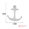 Accesorios de resina DIY ancla de barco remo de barco boya salvavidas funda de teléfono material de crema viento marino adornos en miniatura