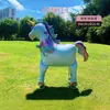Globo con ruedas para exhibición en puesto, animal de juguete que camina con globo para mercado nocturno, animal que camina con globo con ruedas
