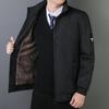 Otoño e invierno nuevo abrigo casual para hombre nuevo cuello alto a prueba de viento tendencia de ropa Joker negocios chaqueta acolchada de algodón 2568