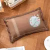 Almohada fresca de verano almohada de tallo de té seda de hielo almohada fresca de bambú almohada fresca de mahjong almohada antigua de ratán de bambú almohada de verano almohada individual de bambú
