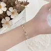 2022 novo moderno design de alta qualidade cinco estrelas strass pérola pulseira Coreia do Sul nicho all-match pulseira de lua para mulheres