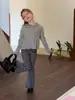 Cardigã com Capuz e Manga Longa Cor Sólida para Meninas 2026 Nova Coleção Primavera Estilo Preguiçoso Casual Versátil Slim-Fit Top Tendência
