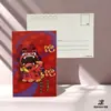 Tarjetas Postales Pintadas a Mano Yunnan Wamao, Estilo Chino, Paz y Alegría, Atrayendo Riqueza, Souvenirs Conmemorativos Culturales y Creativos de Turismo de Dali al por Mayor