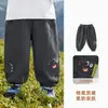 Kaka Panda Roupas Infantis Calças de Moletom Infantis Calças Longas Outono para Meninas Calças de Bebê Calças Esportivas para Meninos Roupas de Outono para Bebês Tendência