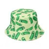 Sombrero de Cubo de Personaje de Anime Americano Rick and Morty Sombrero de Pescador de Dibujos Animados Rick and Morty Sombrero de Cubo para Mujer Europeo y Americano