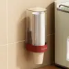 Porta-copos descartáveis Porta-copos Doméstico Montado na Parede Porta-copos de Papel À Prova de Poeira Prateleira de Armazenamento de Copos Sem Furos