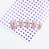 Mini Adesivos de Nail Art Estrela do Amor Tira 3D Cola Estrela de Cinco Pontas Laser Dourado Prata Vermelho Azul Decorações de Adesivo para Unhas