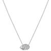 Collar de Concha de Circonita de Lujo Ligero Estilo Coreano para Mujer, Diseño de Nicho Simple con un Estilo Minimalista de Alta Gama, Versátil Cadena para Clavícula