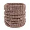 Braga Vertical Rayada de Invierno para Hombres y Mujeres, Protector de Cuello de Doble Capa para Parejas, Suéter de Color Sólido de Cuello Alto Falso para Personas de Mediana Edad y Mayores