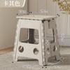Taburete plegable de plástico portátil, apilable, para el hogar, para comedor, ahorra espacio, para baño, banco alto, para exteriores, Mazar