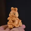 Souvenir de Navidad Talla en Madera de Ciprés Llavero Colgante Navideño Productos de Madera del Zodiaco de Dibujos Animados Dragón, Serpiente y Año del Caballo